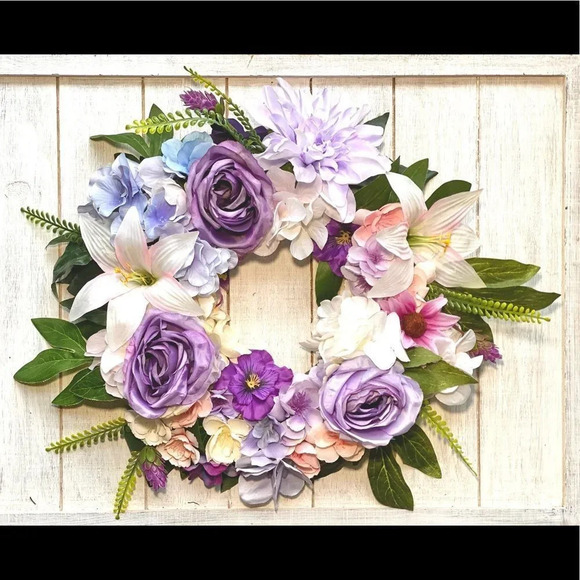 Handmade Spring/Summer  Wreath - Picture 2 of 4